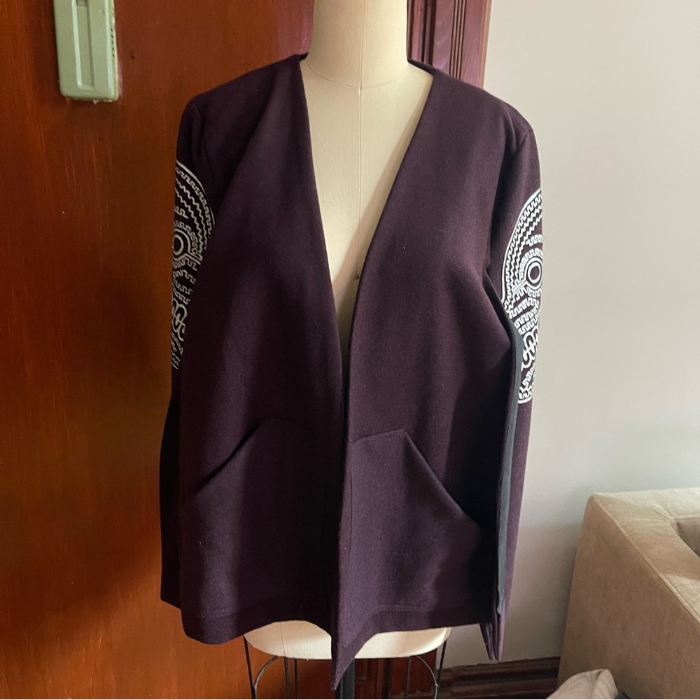 CARLA Fernández Calaca Charro wool Cape